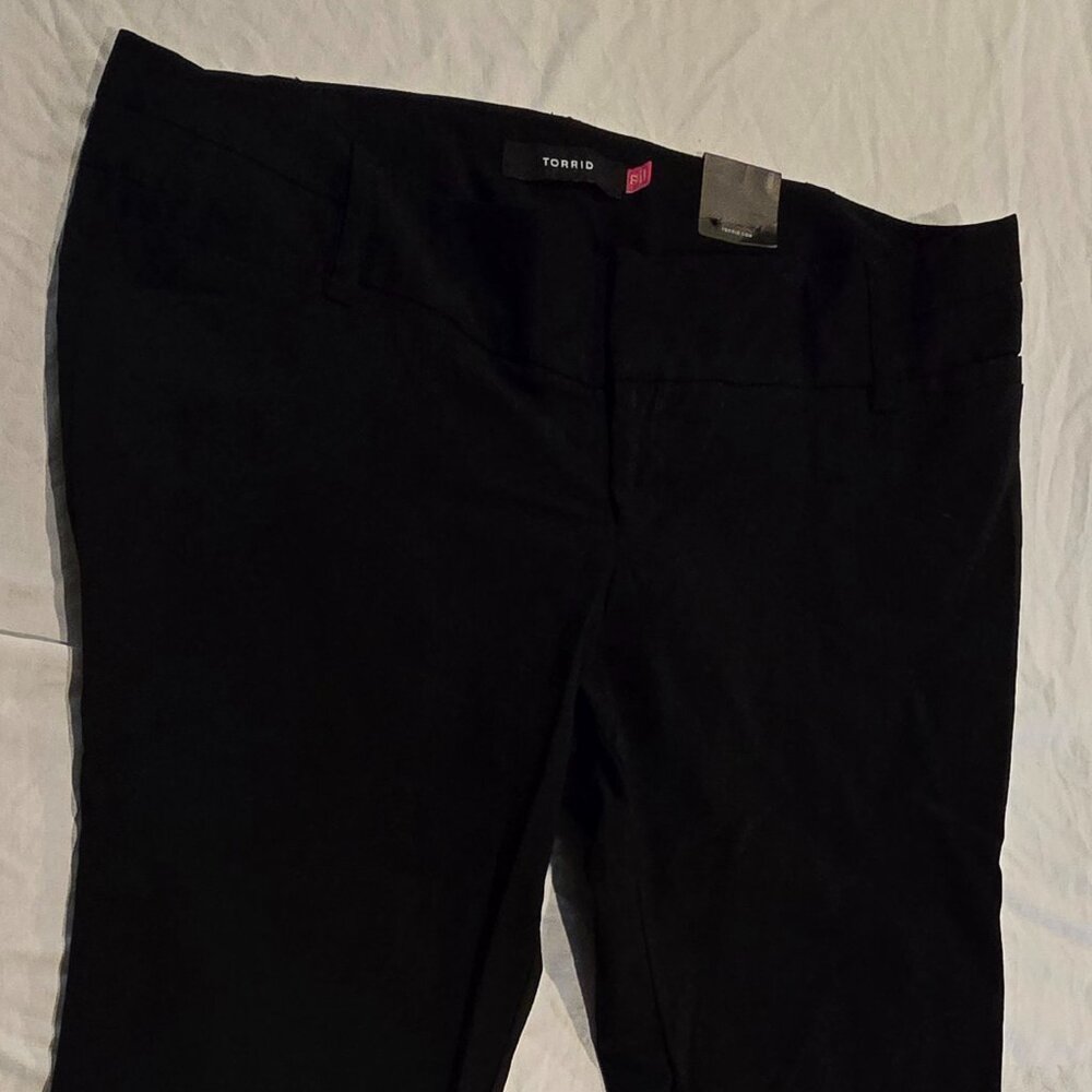 NWT Torrid Black Stretch Slacks